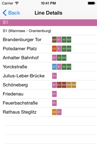 Berlin Subway Route Planner screenshot 3