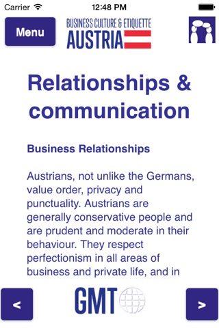 Business culture & etiquette Austria screenshot 3
