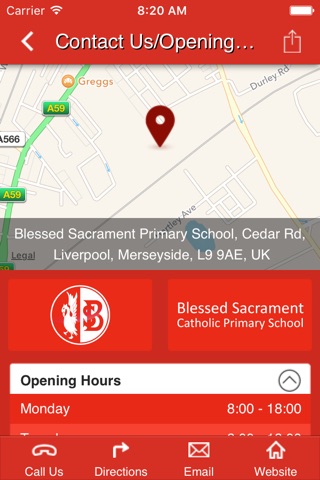 Blessed Sacrament Catholic Primary School screenshot 2