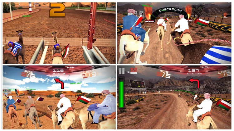 3D سباق الهجن - UAE Camel Racing