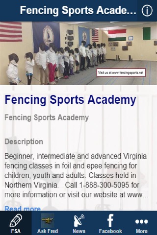 Fencing Sports Academy screenshot 2