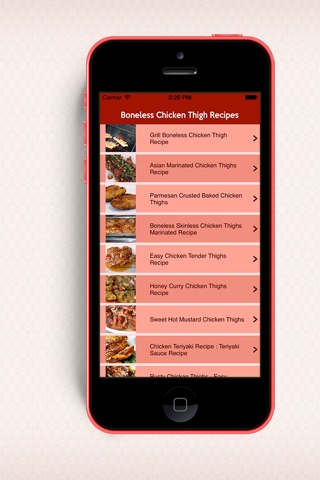 Boneless Chicken Thigh Recipes  Video Listing App screenshot 2