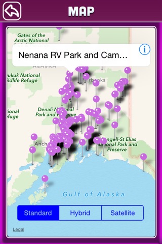 Alaska Campgrounds & RV Parks Ofline Guide screenshot 4