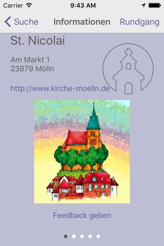 Kirchen-App screenshot 2