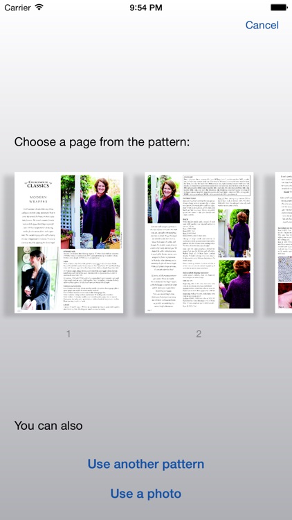 Knitamus knitting project manager connects to Ravelry