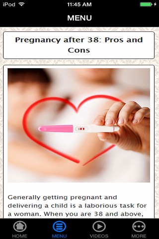 Healthy Pregnancy At 38 Years Old & Over - Best Guide & Tips For Older Pregnant Age screenshot 4