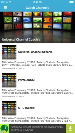 Czech TV Channels Sat Info(圖2)-速報App