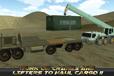 Army Truck Cargo Transport 3D: Desert War Machines screenshot 4