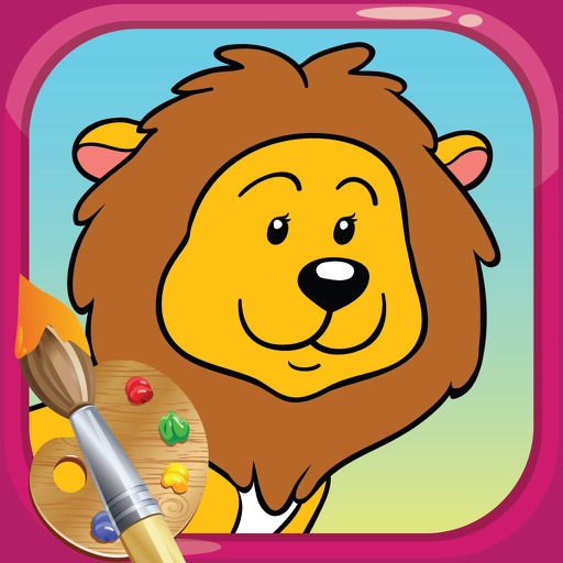 Animal Coloring Pages : Farm Funny Painting Draw Book for Little Kids Icon