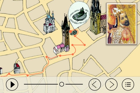 Прага - большая прогулка. Аудиогид с альбомом фотографий маршрута и картой города screenshot 2