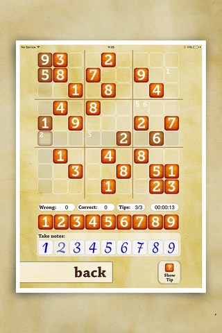 A Collection of 10000 Sudoku Games screenshot 2