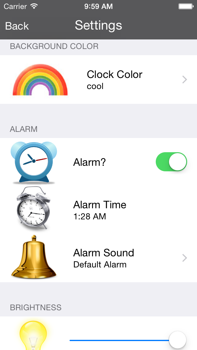 Touch Alarm Clock screenshot1