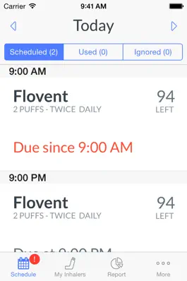 Game screenshot Inhale - Inhaler tracking, reminders, and reports hack