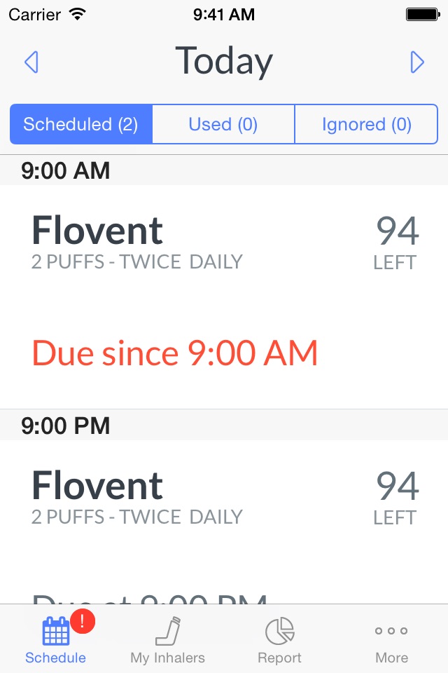 Inhale - Inhaler tracking, reminders, and reports screenshot 3