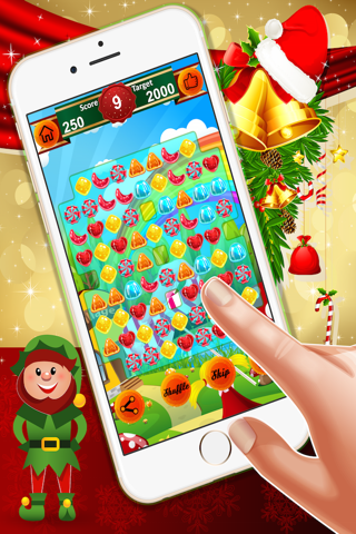 Jelly Candy Blitz : - Free matching 3 for Christmas season ! screenshot 3