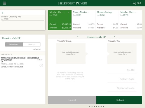 Fieldpoint Private for iPad screenshot 2