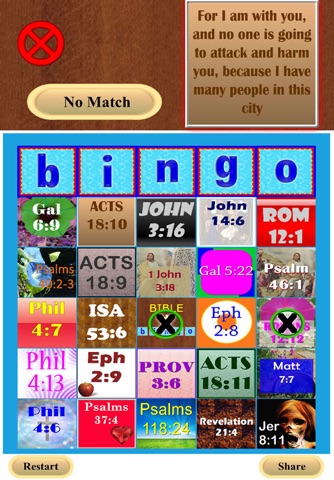 Bible Bingo Free screenshot 3