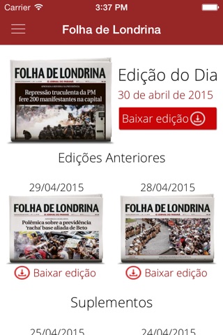 Folha de Londrina screenshot 2