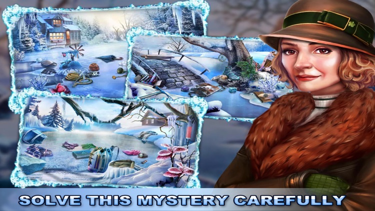 The Frozen lake Christmas Hidden Objects Games