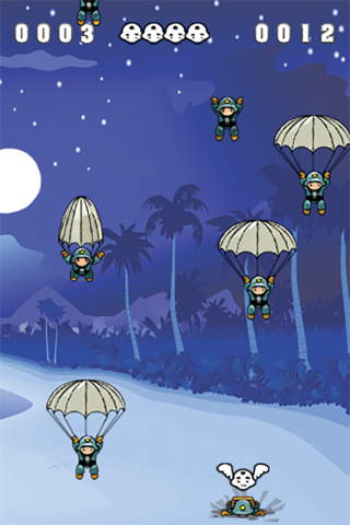 Save The Parachute Troops From Falling Down - náhled