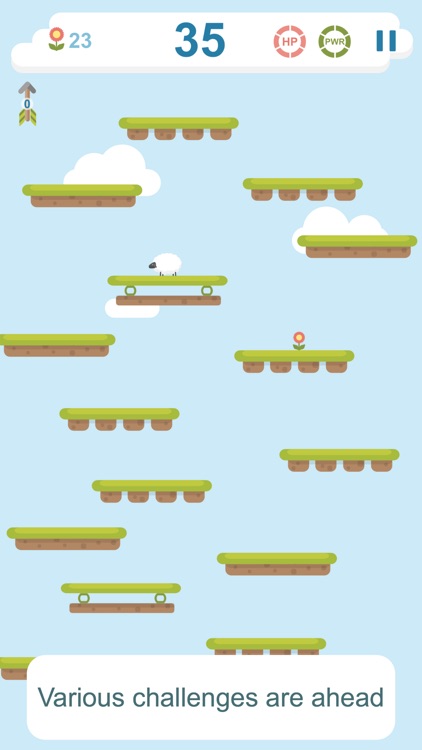 Best Sheep jumps on ladder of platforms with crazy faith screenshot-3