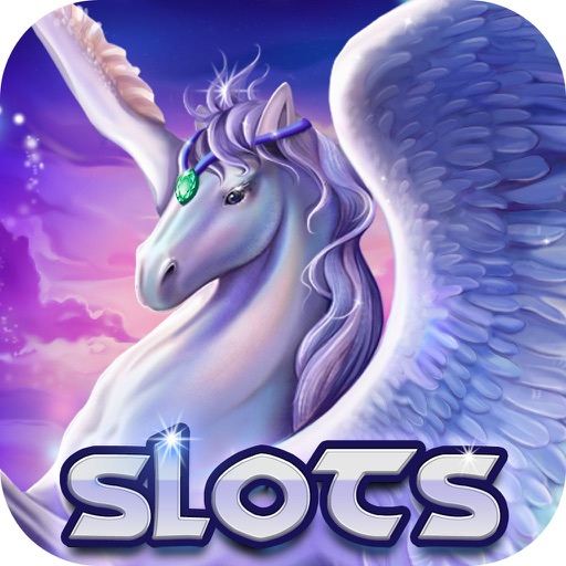 Silver Pegasus Slots: 777 Jackpot Heaven - Crown of Zeus Vegas Slot-Machines iOS App