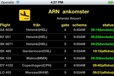 iFlightBoard Live-- Departures & Arrivals screenshot 2