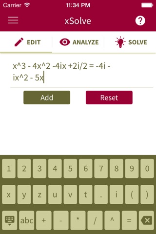 xSolve - Equation Solver screenshot 2