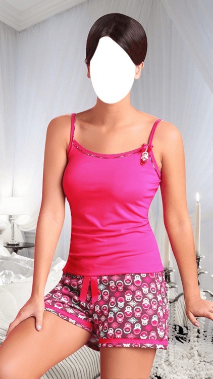 Women Night Wear Shorts Photo Suit