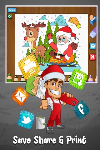 Merry Coloring Christmas - color & Paint book screenshot 3