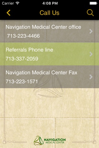 Navigation Medical Center screenshot 2