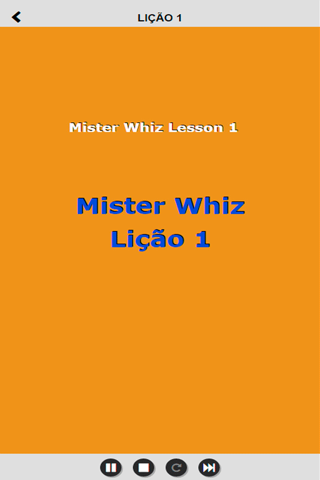 Mister Whiz Speaking Portuguese screenshot 2