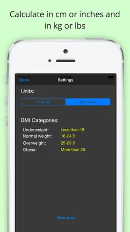 Game screenshot BMI Calculator - Body Mass Index Calculation hack