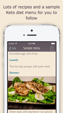 Keto diet: low carb weight loss plan for Ketogenic dietのおすすめ画像2