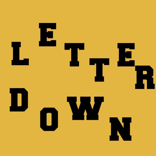 Letter Down iOS App