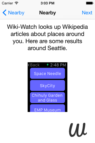 Wiki-Watch screenshot 2