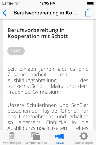 Frauenlob-Gymnasium Vertretungsplan screenshot 3
