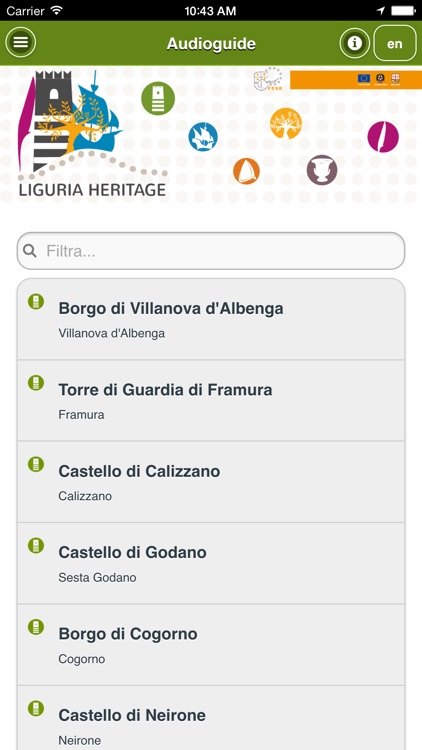 Liguria Heritage Audioguide