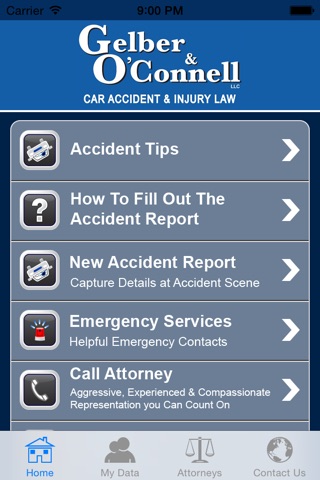 Buffalo Car Accident App by Gelber & O'Connell screenshot 2