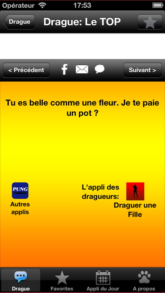 【图】Drague : le TOP des phrases(截图2) 【图】Drague : le TOP des phrases(截图2)