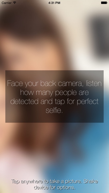 Selfie Assistant - Take voice guided group selfies with back camera screenshot-4