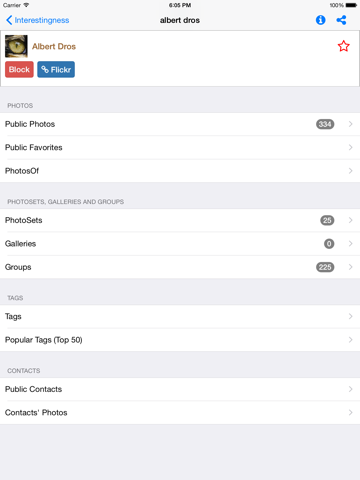 Скриншот из Interestingness for Flickr Free