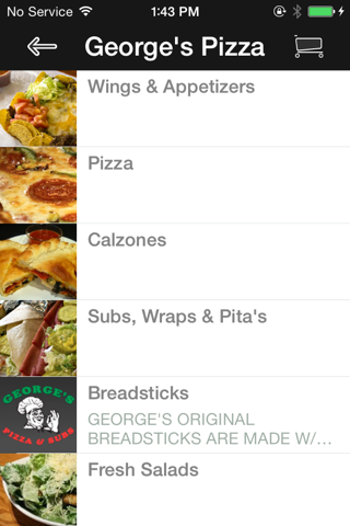 George's Pizza screenshot 2