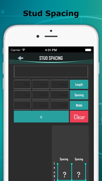 Utility Calculator for Builders - Measuring Stud, Square, Equal, Stair and Concrete screenshot-3