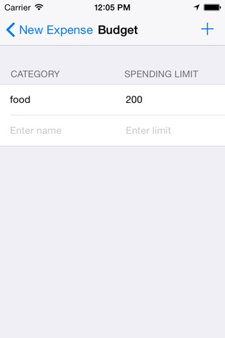 My expenses log screenshot 2