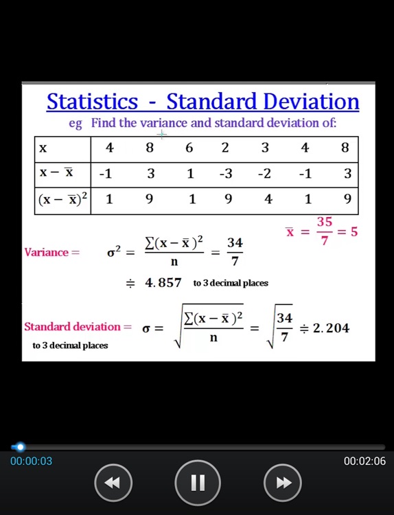 Standard Deviation Statistics screenshot-3