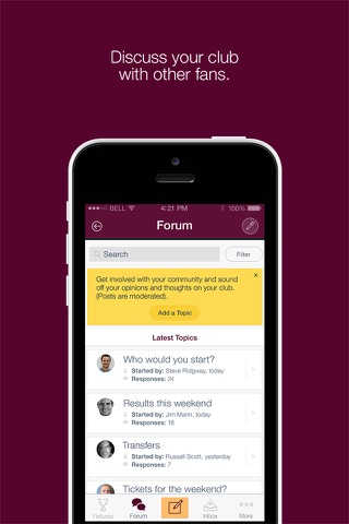 Fan App for Hearts FC screenshot 2