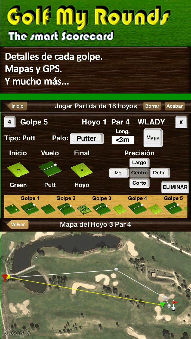 Golf My Rounds LITECaptura de pantalla de5