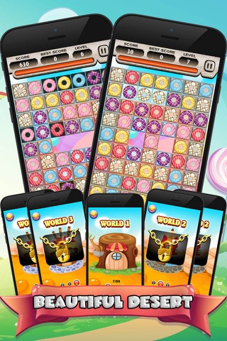 Donut Cookie Splash Legend screenshot 3