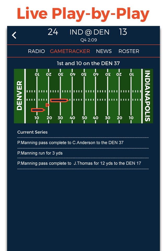 Denver Football Radio & Live Scores screenshot 2